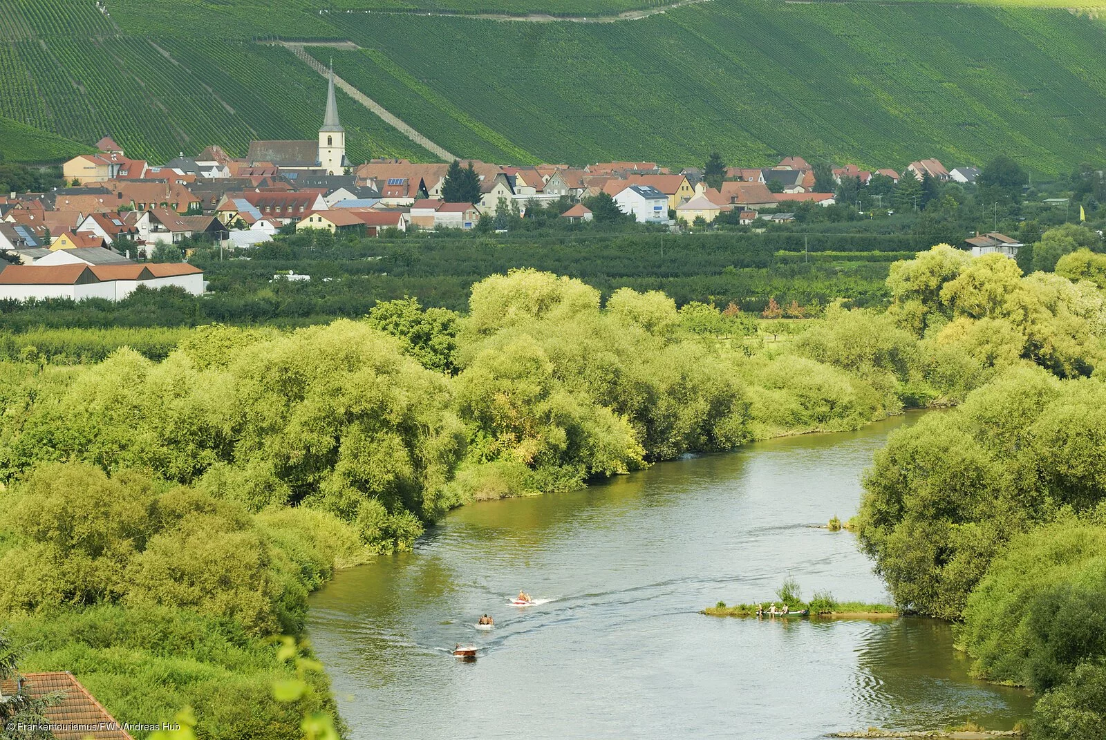 Blick auf Escherndorf