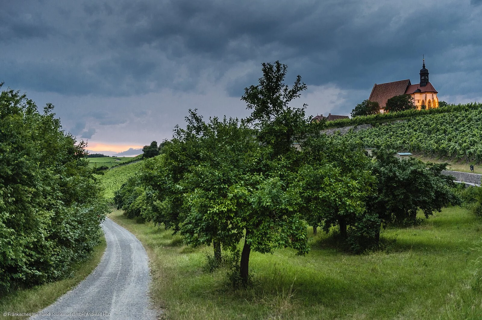 Abendstimmung bei Maria im Weingarten