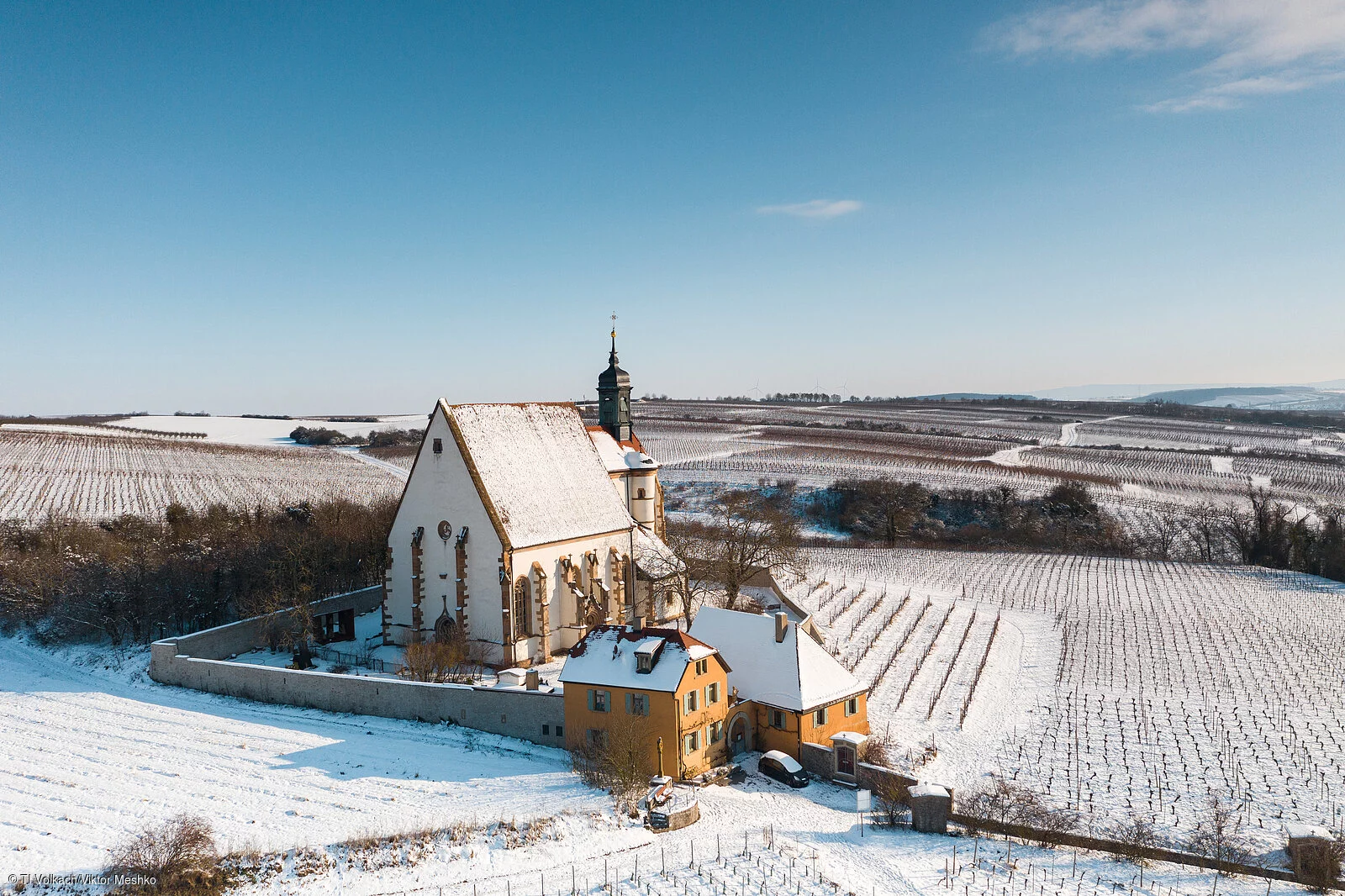 Maria im Weingarten im Winter