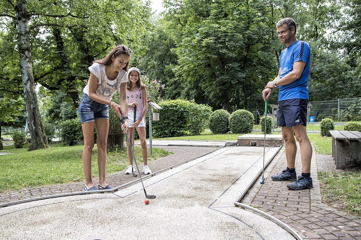 Minigolf in Schweinfurt/Foto: Florian Trykowski