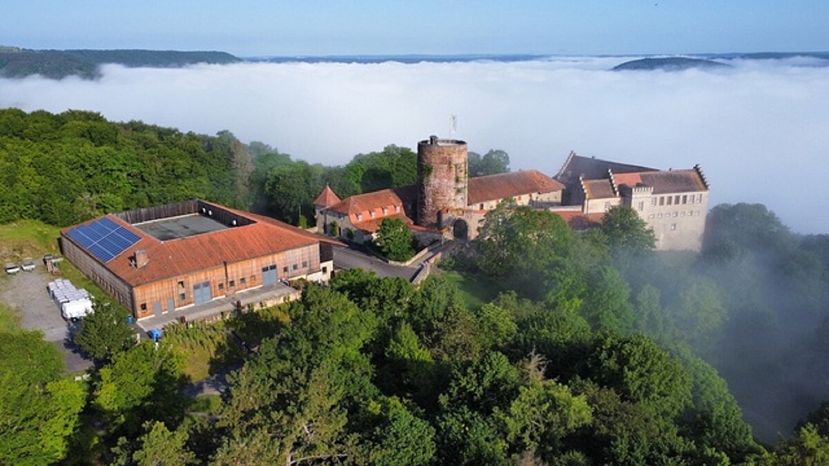 Weingut Schloss Saaleck Schloss und Kellergebäude