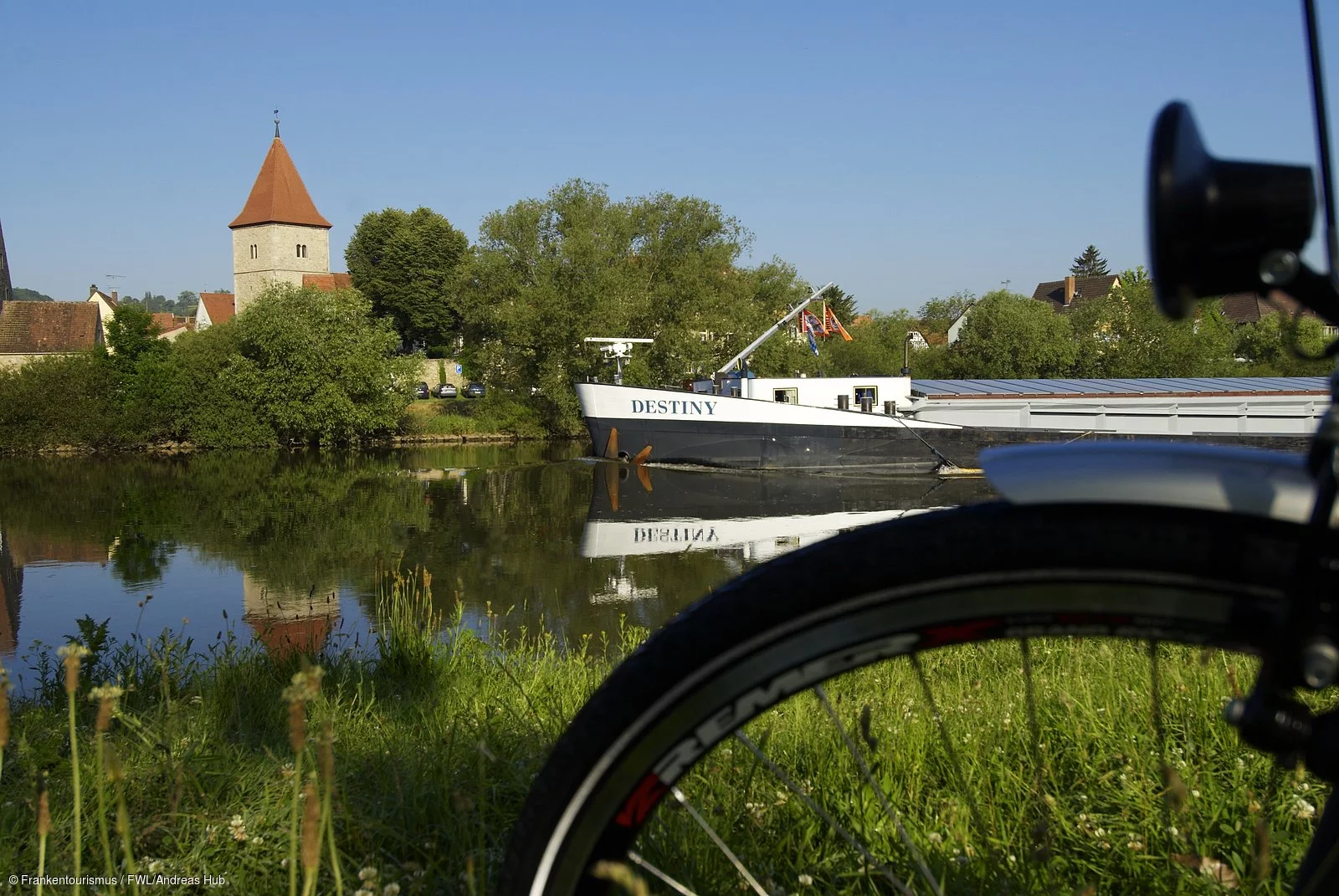 Mainradweg bei Sommerhausen