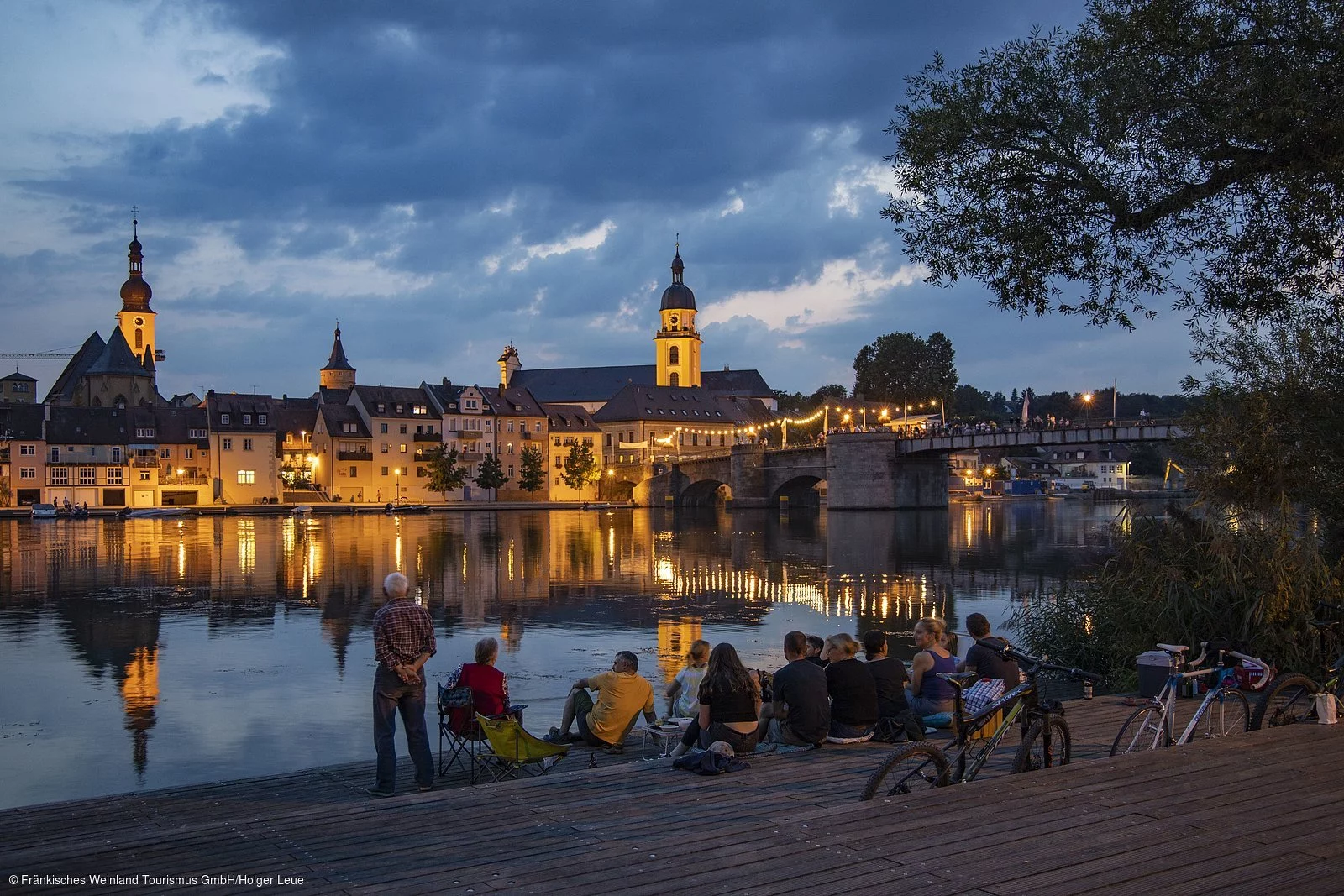 Kitzingen bei Nacht