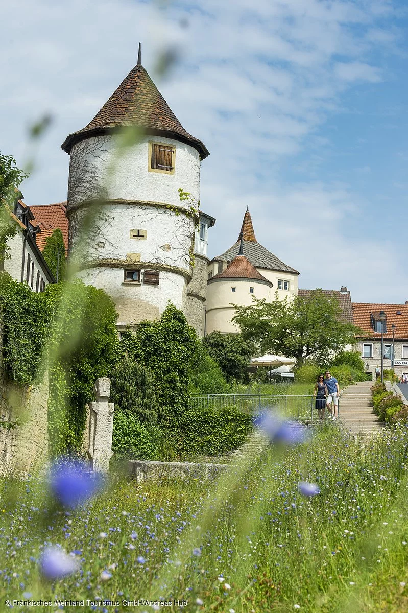 Bummeln an der Stadtmauer in Dettelbach