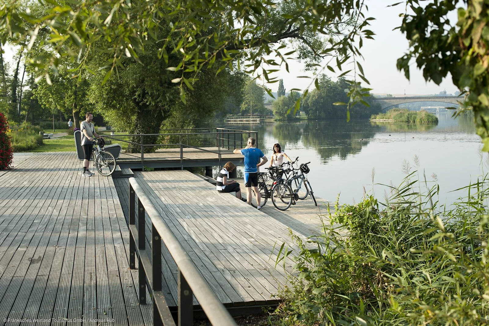 Mainradweg in Kitzingen